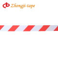 7.5cm red and white pe warning tape